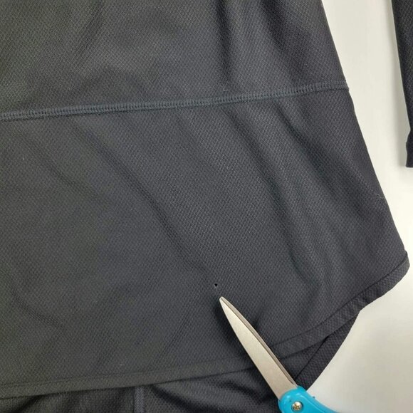 Athleta Womens Workout Hoodie Jacket S Black Long Sleeve Stretchy Breathable - Picture 6 of 7